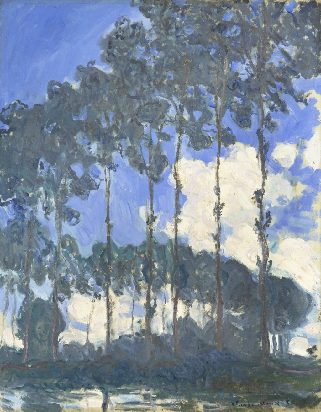 Poplars on the Epte Claude Monet W1300 Tate Britain, London